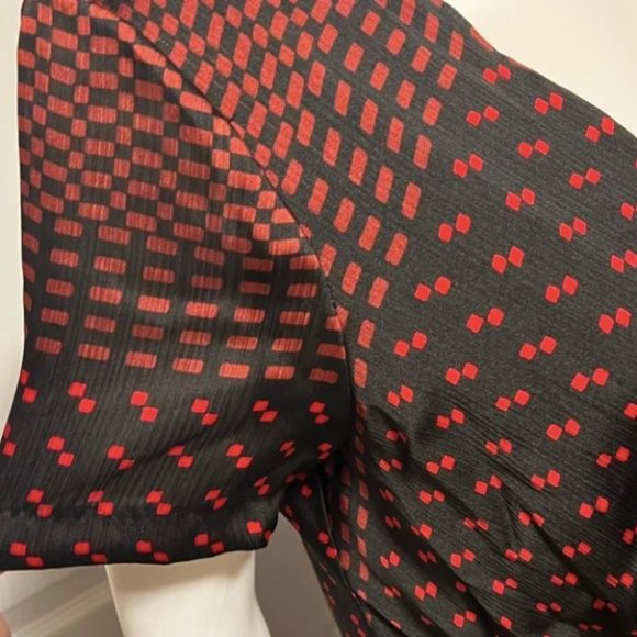 Club Monaco silk wrap midi dress - Picture 7 of 11